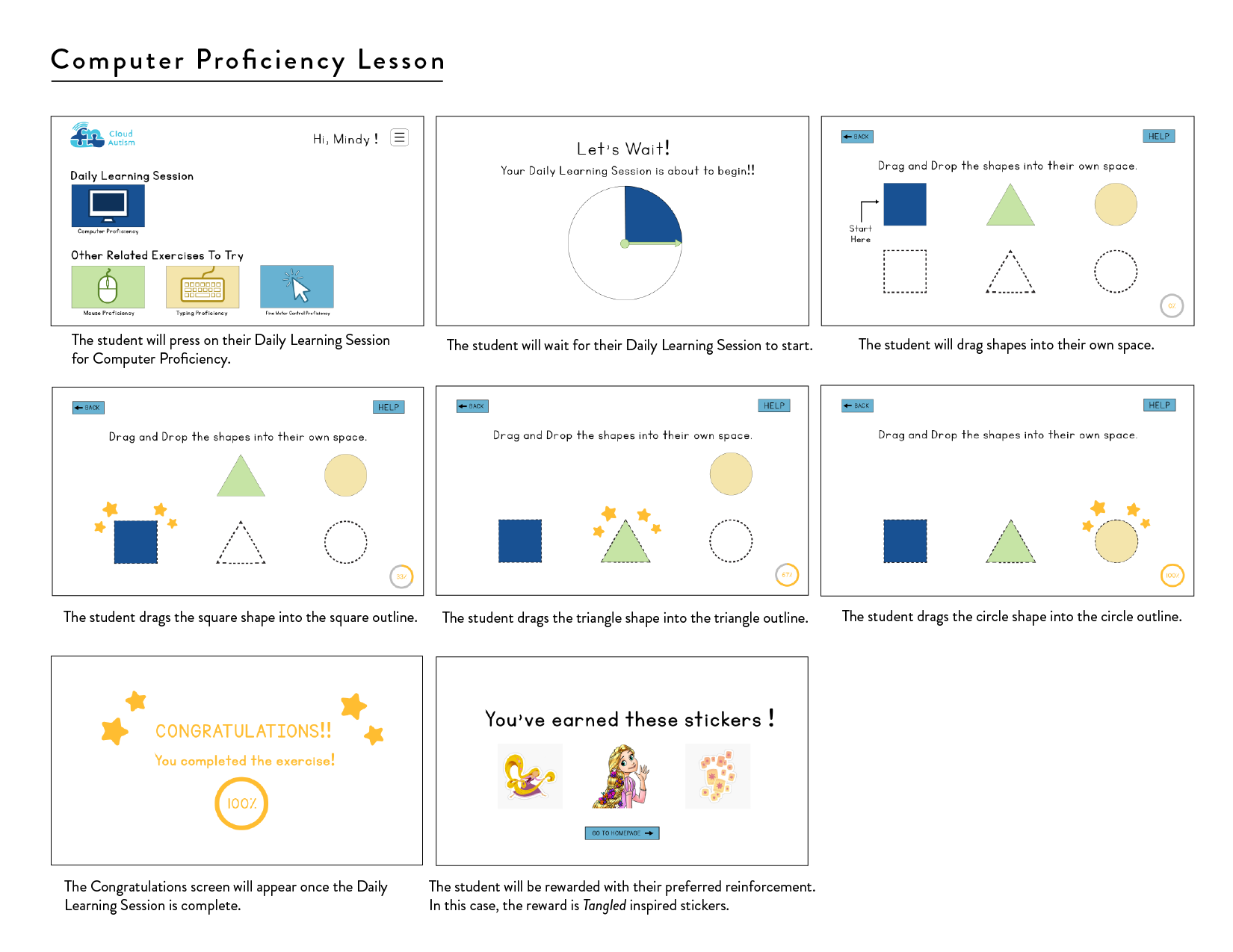 Cloud Autism - Computer Proficiency Lesson