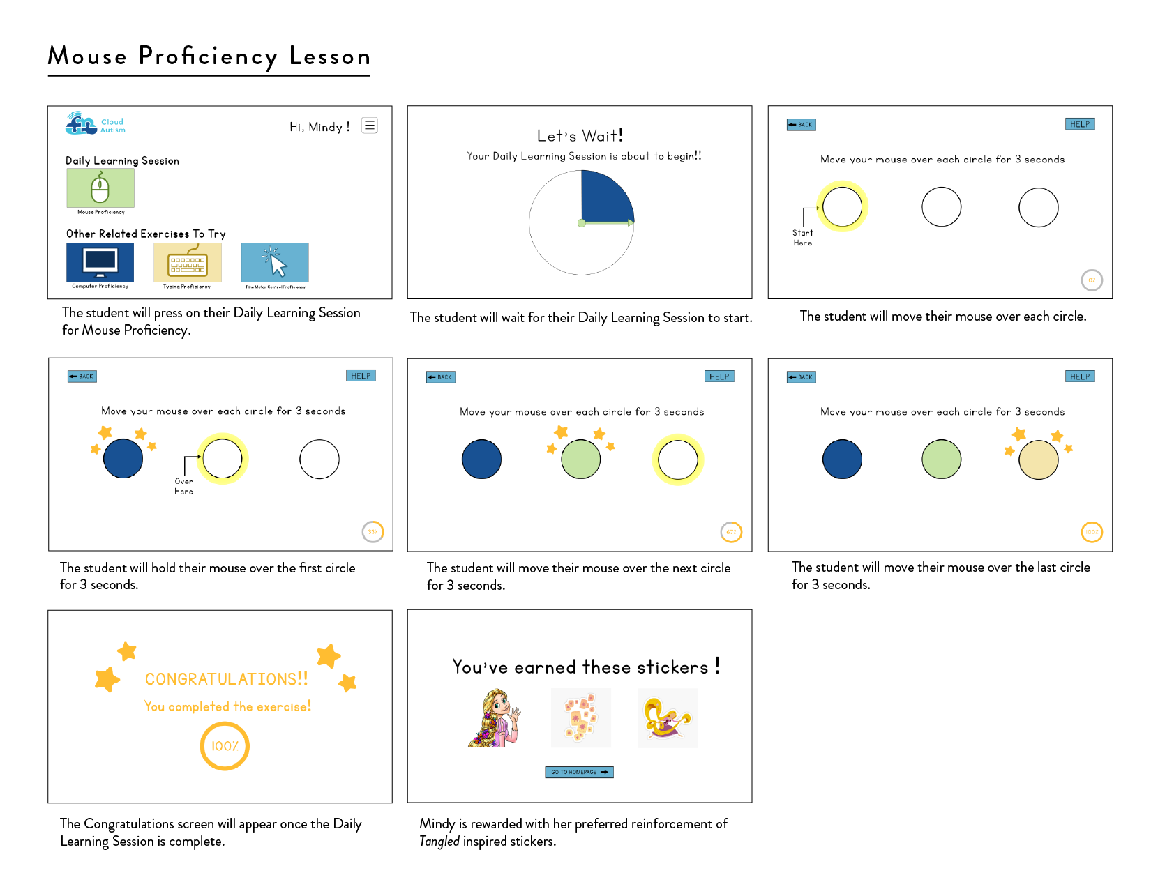 Cloud Autism - Mouse Proficiency Lesson