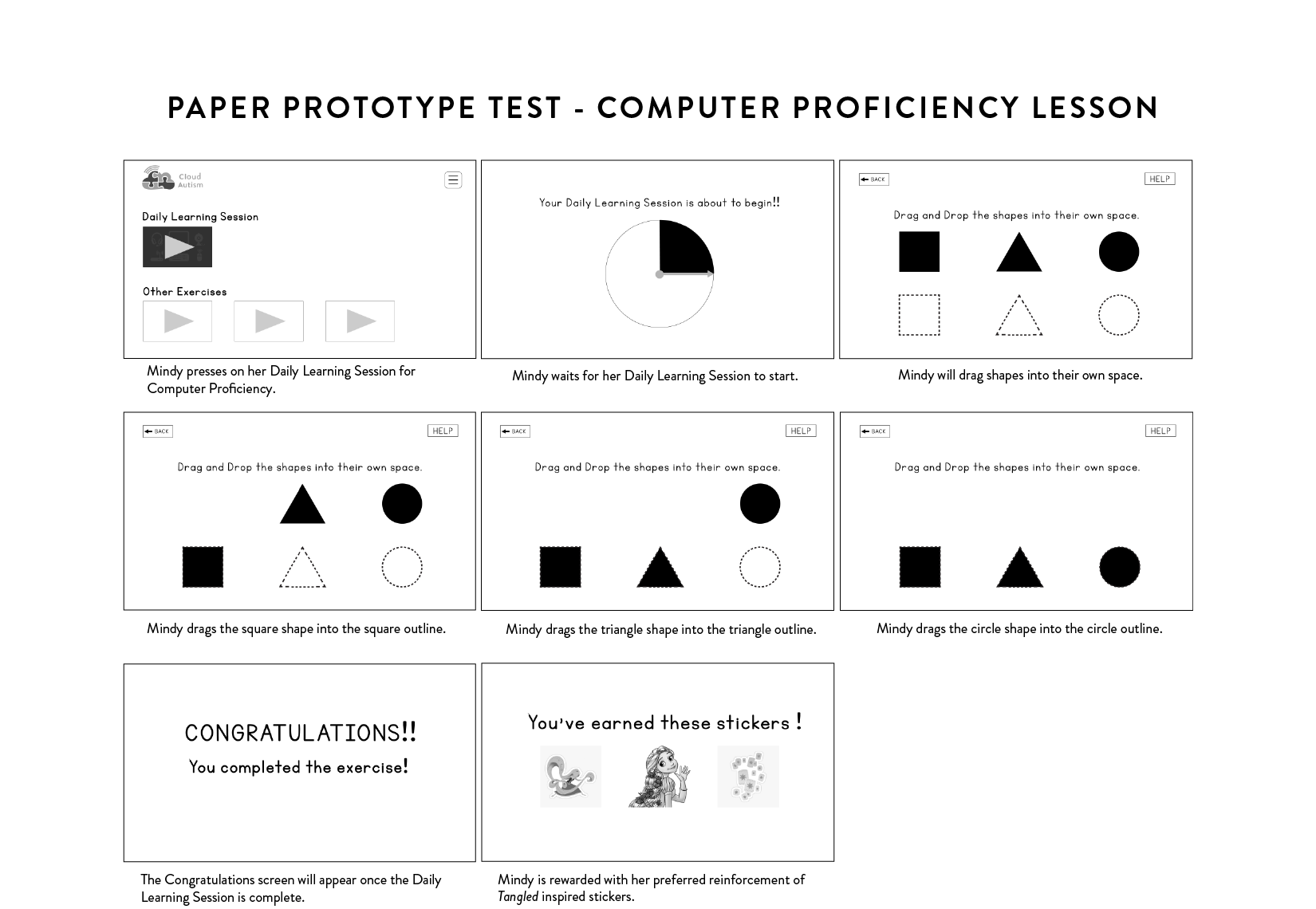 Paper Prototype Test - Computer Proficiency