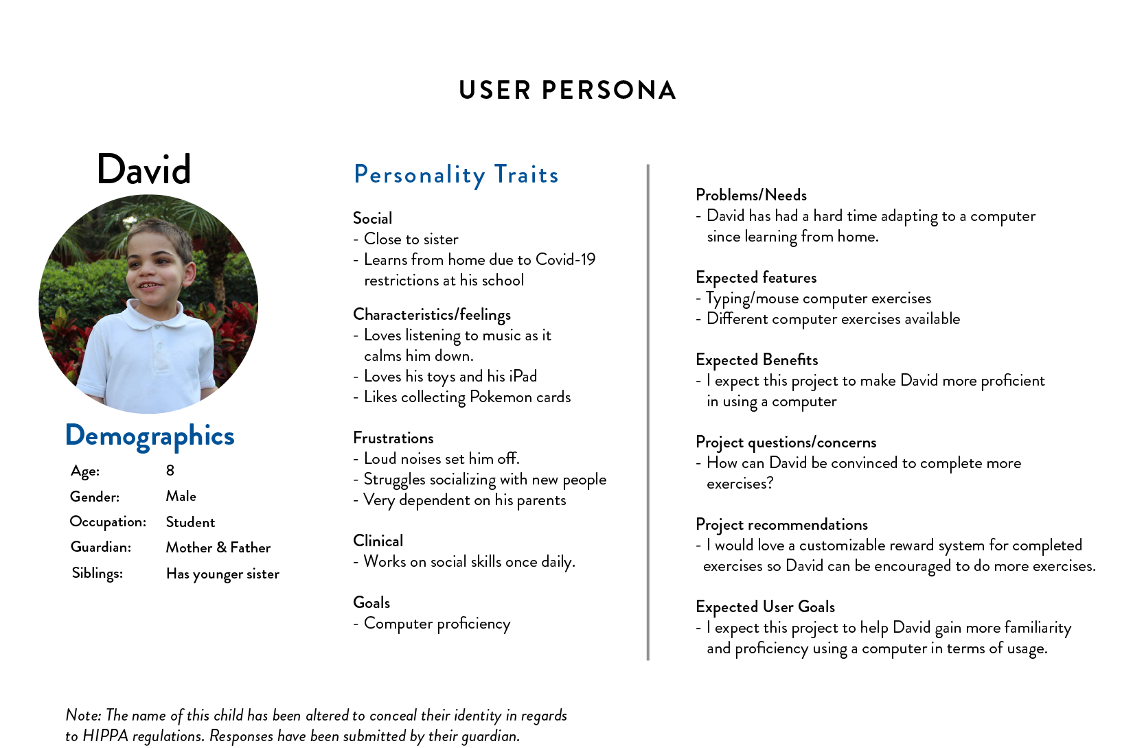 User Persona