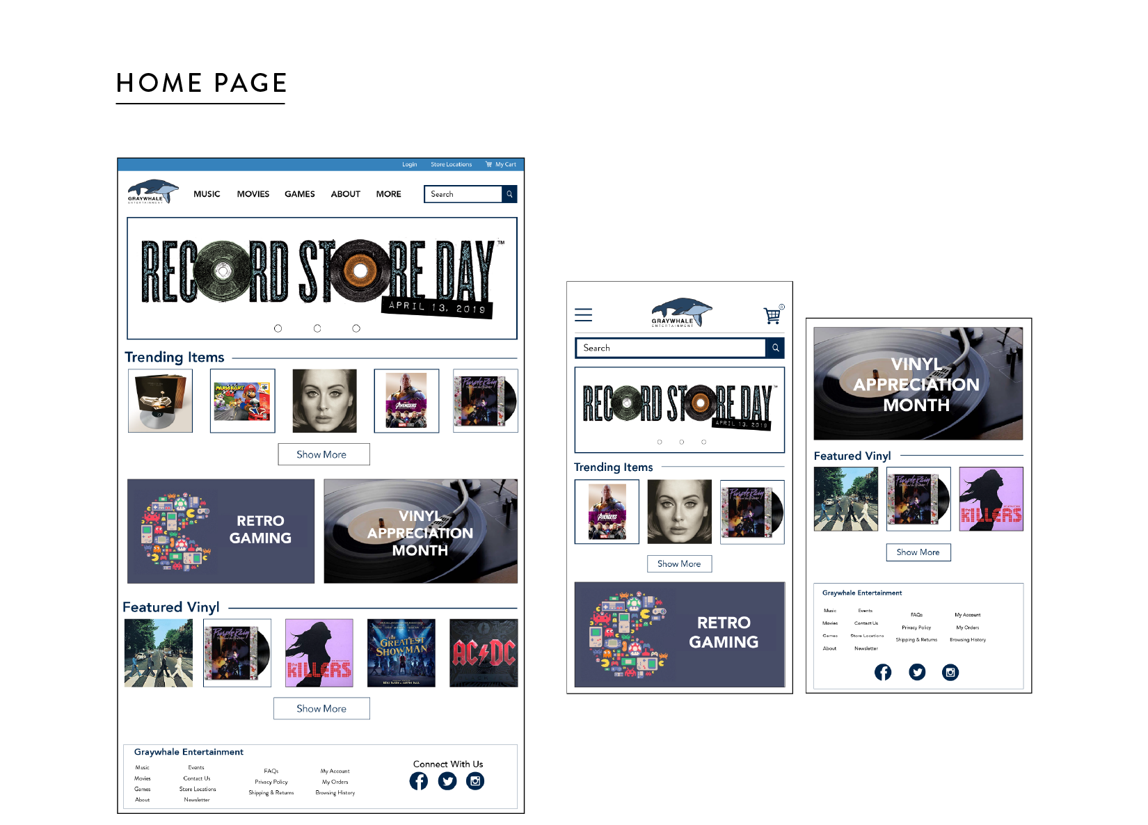 Graywhale Redesign Home Page